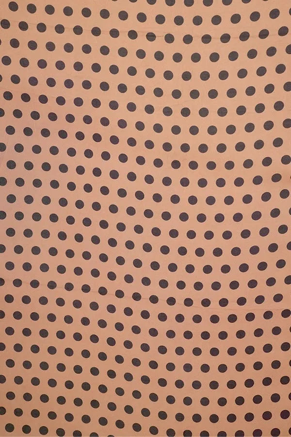 PETITE POLKA DOT BLACK & TAN