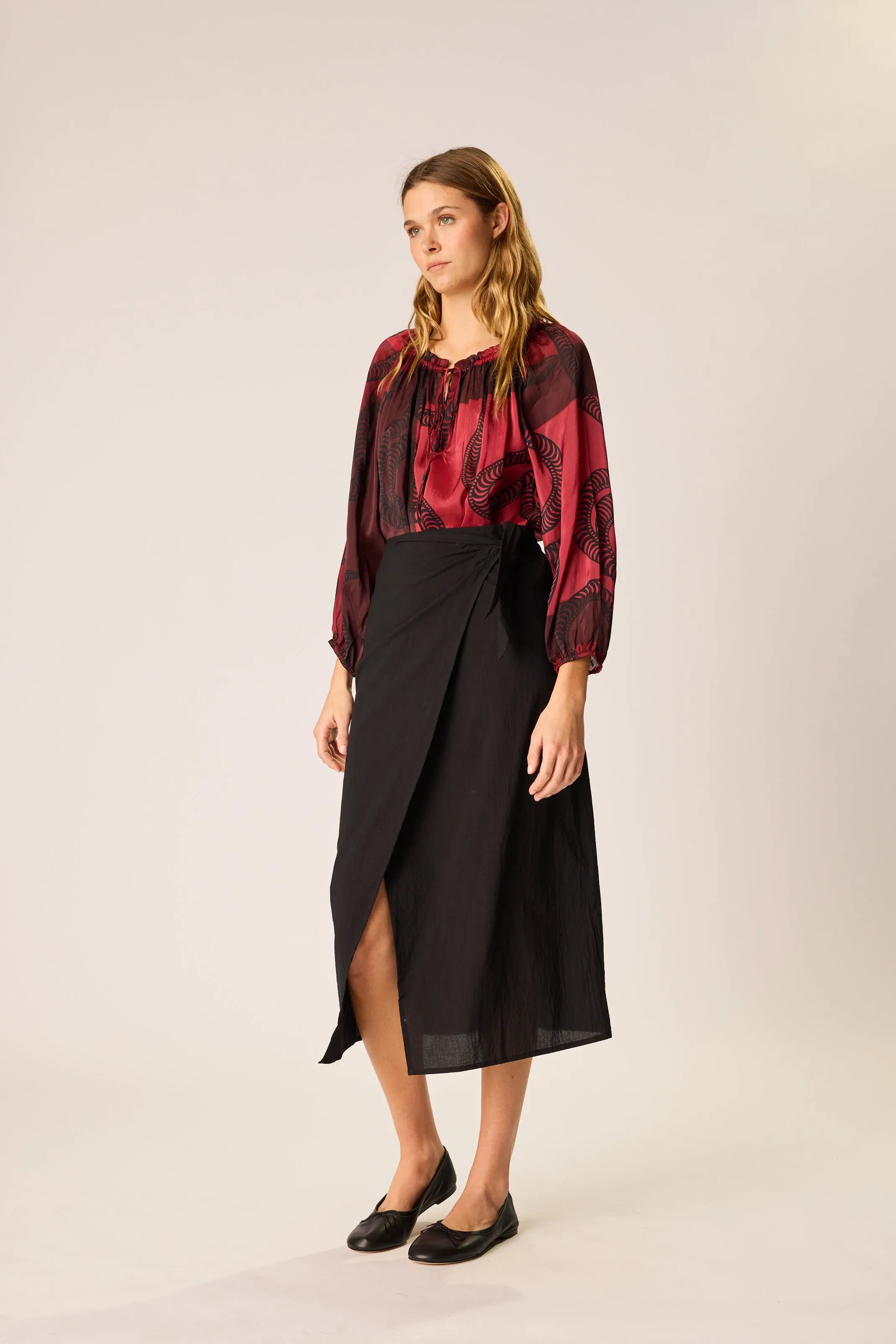 BLACK FLAT COTTON