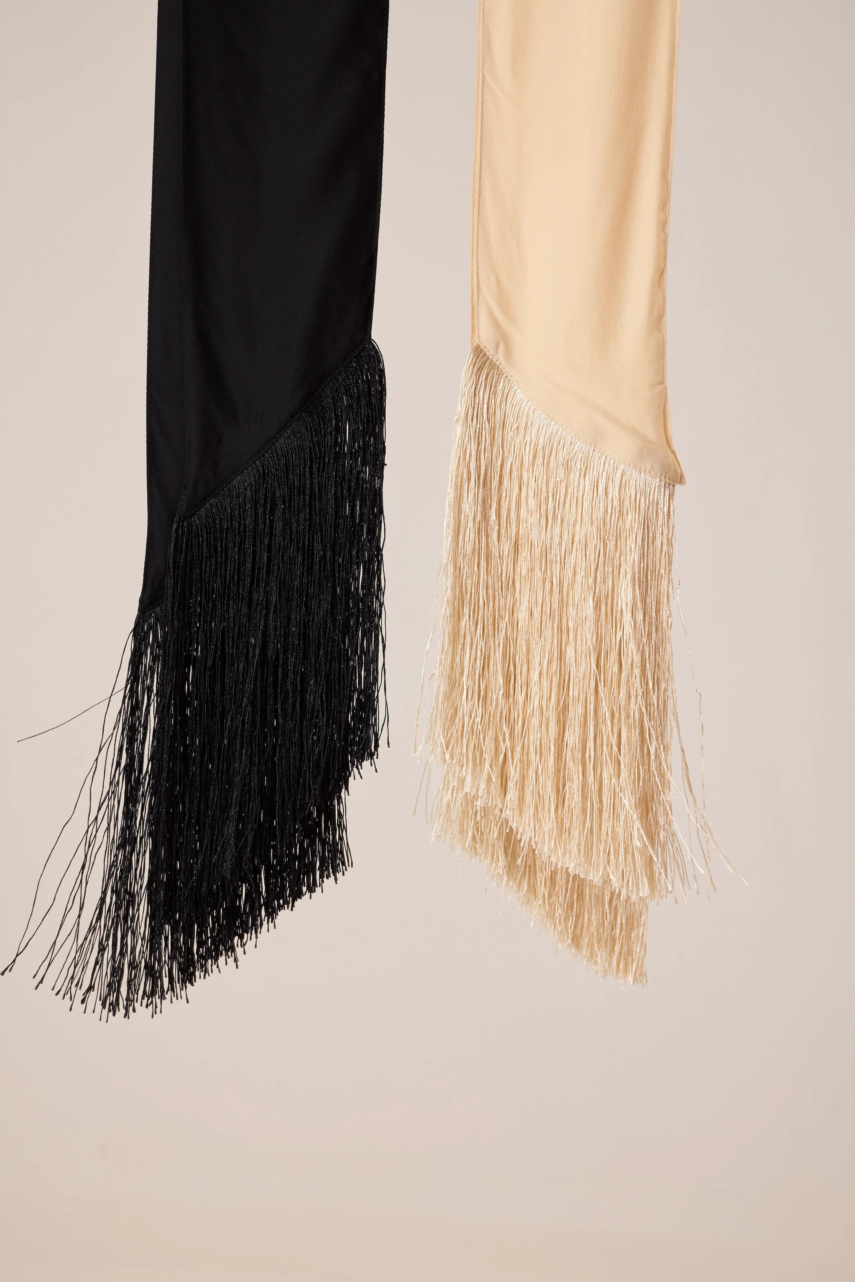 BLACK SILK FRINGE