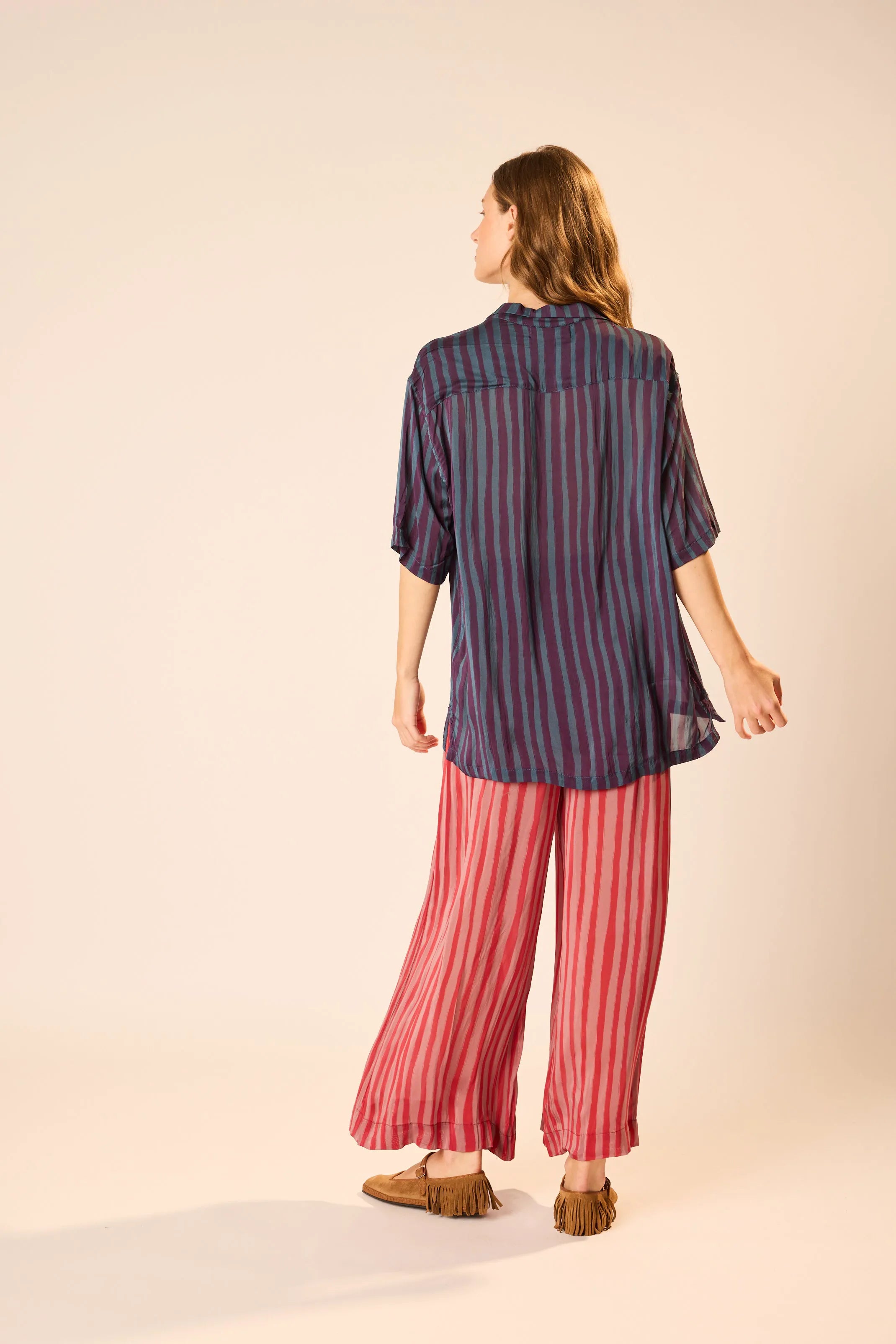 PETITE STRIPE RHUBARB